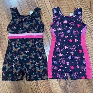 2 Freestyle size small 6/6x girls leotard
